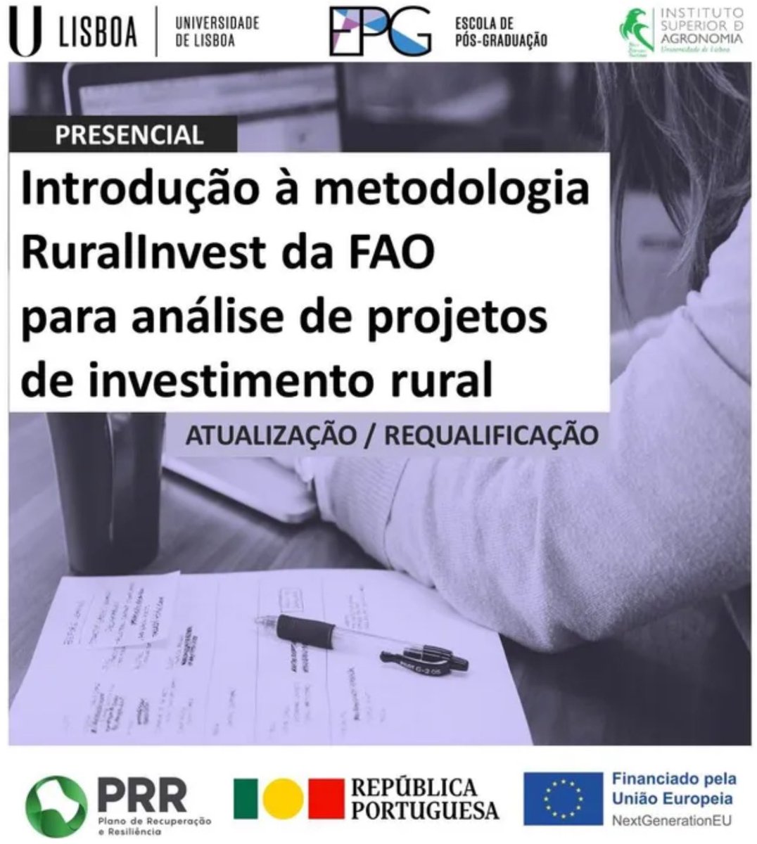 Objetivos:
Saiba mais em: isa-opencampus.pt/introdução-à-m…