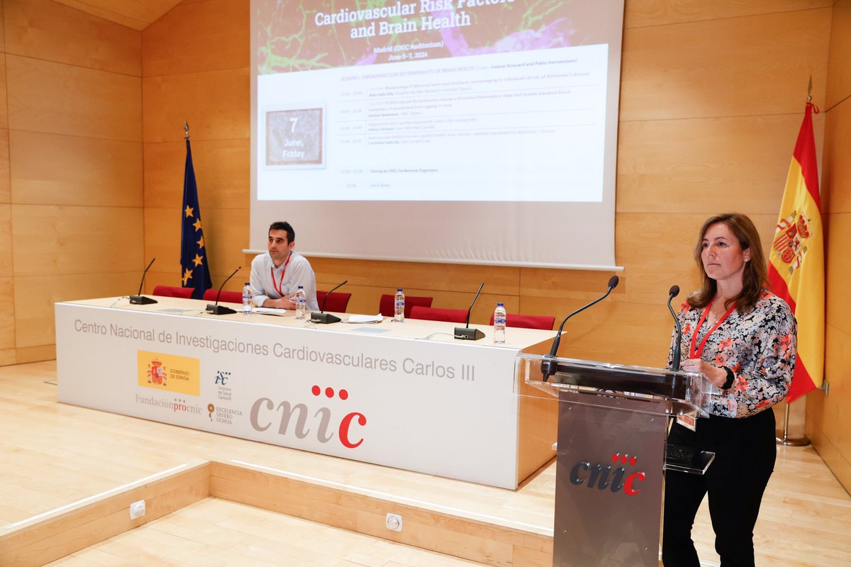 MariAngelesMoro's tweet image. Fri 7th “Cardiovascular determinants of brain health” session: #ValentínFuster, @mcortescanteli, #HélèneGirouard, @constantinoiade1, chaired by #Hélène Girouard and #PabloHernansanz
