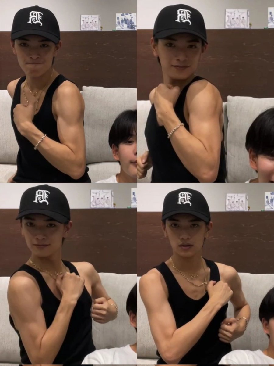 ずっと腕の筋肉を誇るタンクトップお兄さん高橋恭平が可愛すぎて即死