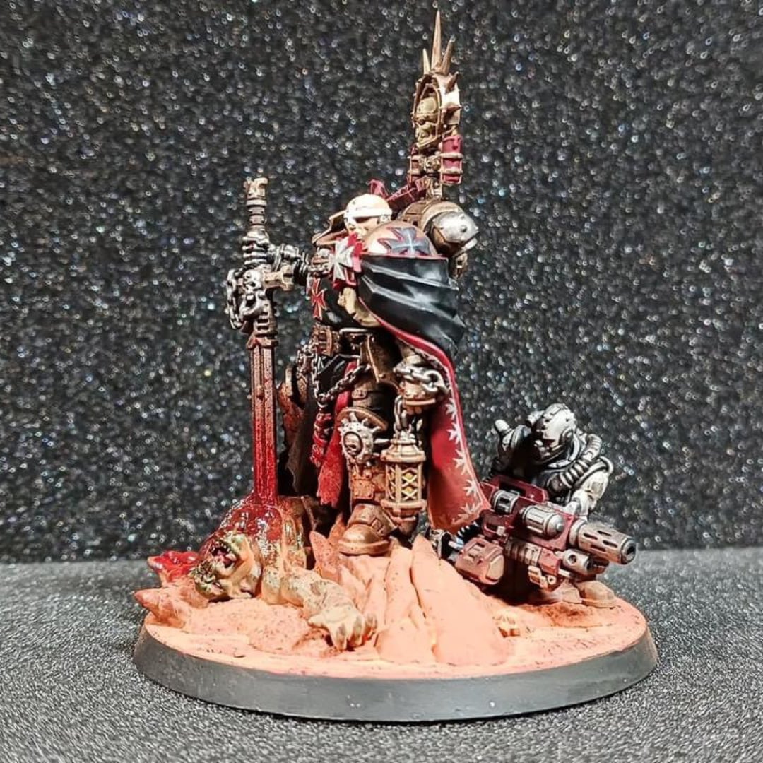 theeternalcrus1's tweet photo. Here is another #HighMarshalHelbrecht this time by Tom Bayer. His entry for our #2024btgroupchampion competition
#chaptermaster #theeternalcrusader #eternalcrusade #blacktemplar #blacktemplars #blacktemplars40k #blacktemplar_40k #chaptermaster #spacemarines40k #spacemarines https://t.co/AWdrzgqB0W