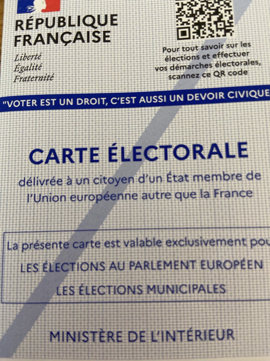 Eine tolle Sache, als Deutsche in Frankreich wählen zu können. Merci l‘europe!
