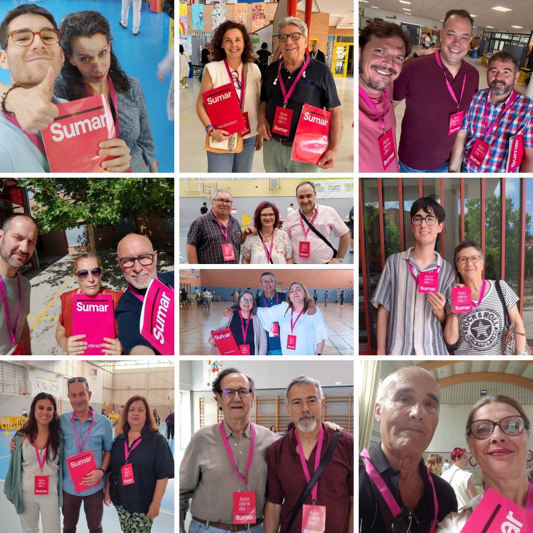 Porque queremos una Europa más municipalista, más solidaria, que defienda la justicia social y mejore la vida de la ciudadanía. Por eso, hoy votamos a Sumar 💓

GRACIAS a toda la militancia que un domingo pasa el día en los colegios electorales para garantizar que todo vaya bien.