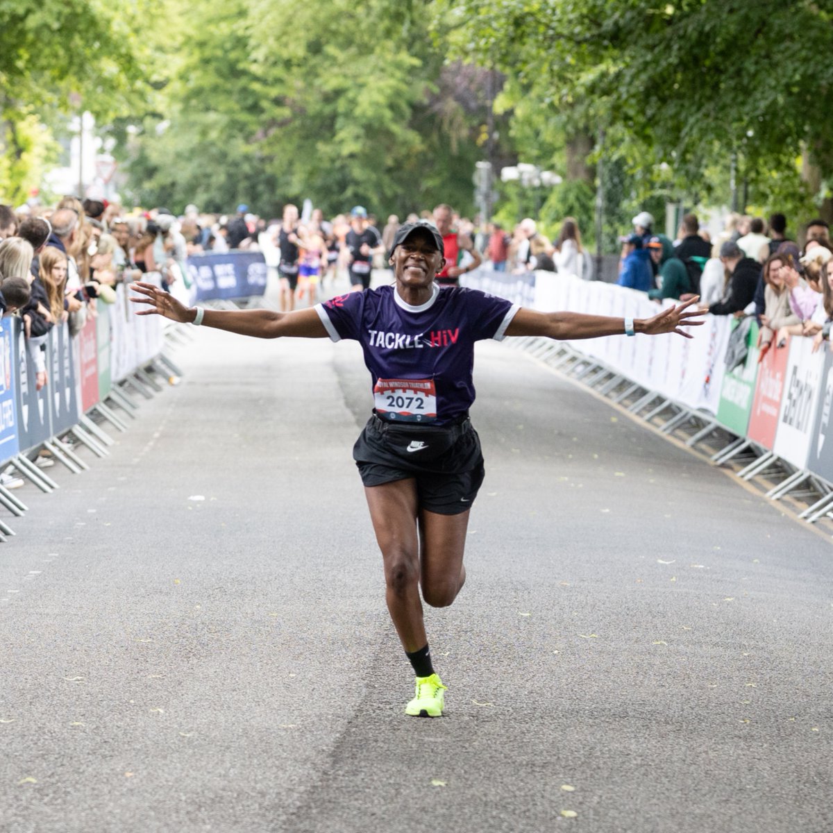 Tackle HIV (@tacklehiv) on Twitter photo Mission accomplished 🫡
Team #TackleHIV have absolutely smashed the Royal Windsor Triathlon, giving it all they’ve got to cross the finish line 🎆
We’re so proud of everyone that took part.
<a href="/ViiVHC/">ViiV Healthcare</a> | <a href="/THTorguk/">Terrence Higgins Trust</a> | <a href="/gareththomas14/">Gareth Thomas</a> | <a href="/shakesdrayton/">Perri Shakes Drayton</a> | <a href="/Jennifalconer/">Jenni Falconer</a> Mission accomplished 🫡
Team #TackleHIV have absolutely smashed the Royal Windsor Triathlon, giving it all they’ve got to cross the finish line 🎆
We’re so proud of everyone that took part.
<a href="/ViiVHC/">ViiV Healthcare</a> | <a href="/THTorguk/">Terrence Higgins Trust</a> | <a href="/gareththomas14/">Gareth Thomas</a> | <a href="/shakesdrayton/">Perri Shakes Drayton</a> | <a href="/Jennifalconer/">Jenni Falconer</a>