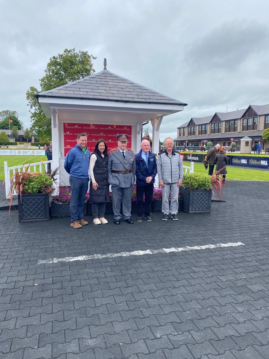 Presentation to Tom Maguire from Punchestown Racecourse and Irish Racecourse Medical Officers Association prior to the “The Thank You Tom Maguire From All At Punchestown Hurdle” in acknowledgment of his contribution to Irish Racing. <a href="/OrderofMaltaIRL/">Order of Malta Ireland</a>