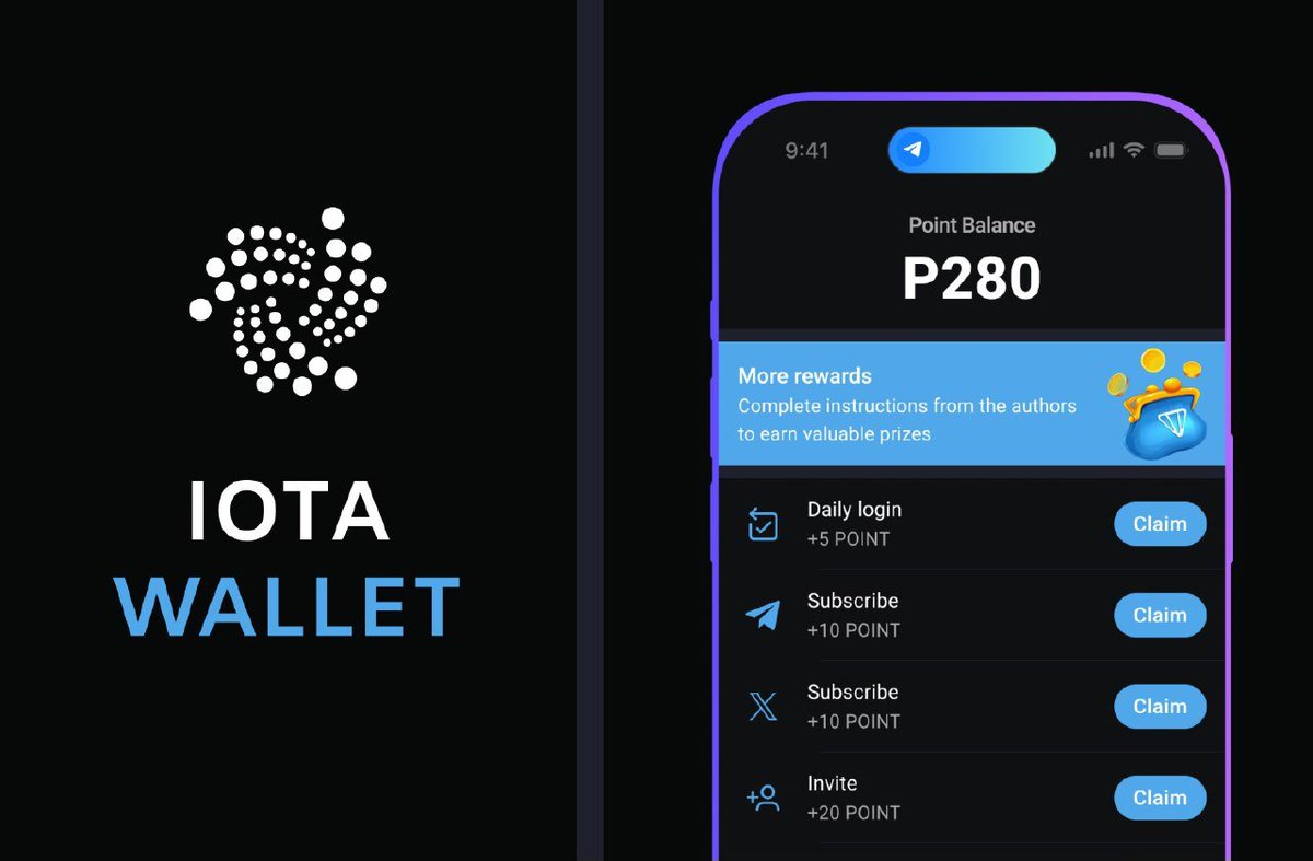 bivreost's tweet photo. ✌️Early access to the #IOTA wallet from Bivreost is already open. Try the beta version of the application and take advantage of all its features 👇

https://t.co/sawAR3QwtL

💎 Earn POINTS by completing wallet challenges and get ready for the big launch! https://t.co/lpy9kzYmVw