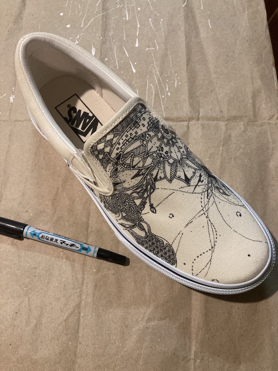 MLMSWDRAW's tweet image. 力作ドロップ
#vans #customvans #handpaint