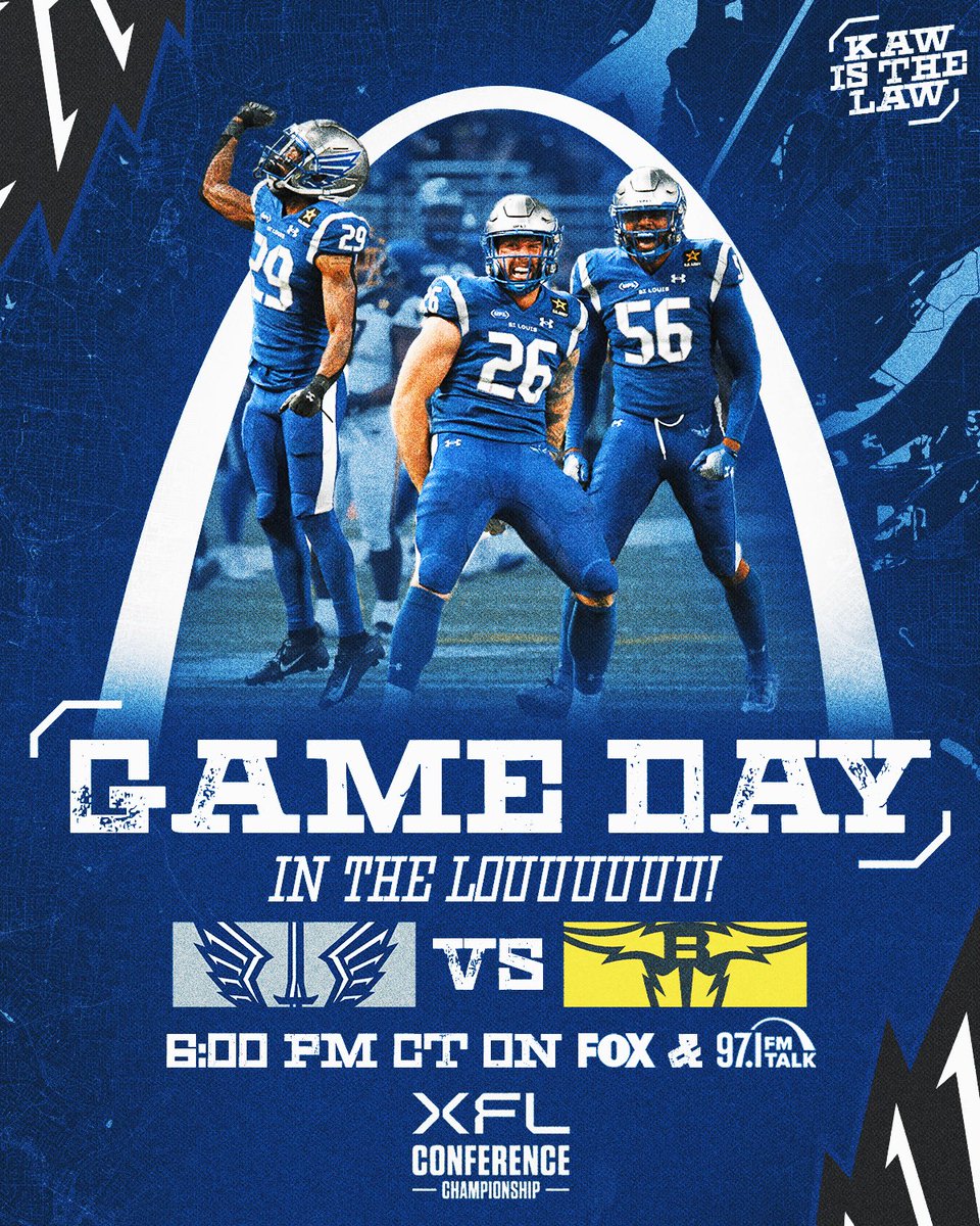 PLAYOFF FOOTBALL IN THE LOUUUUU!

GET UP, IT’S GAME DAY!!! ⚔️💙⚔️