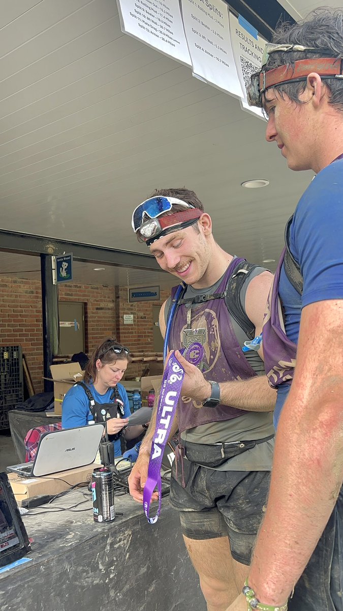 34.25 miles
8000 feet of elevation
an unholy amount of mud and water 

amazing experience. blessed to be given a body capable of getting it done.