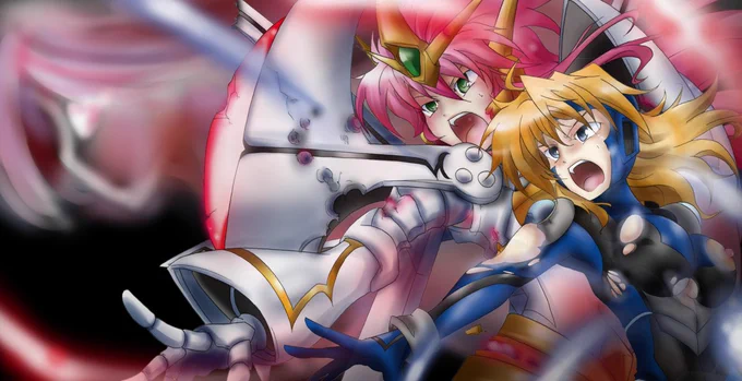 ヴァルシオーネ…13年くらい前の絵がありました……癖は既に出てますね 