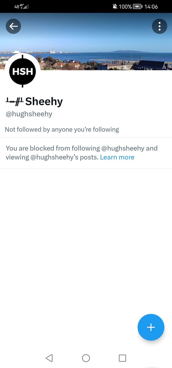 I can't reply because you've blocked me!