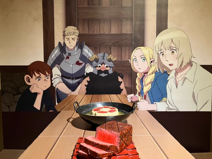 ダンジョン飯展の中で撮影したので気に入ってるやつ。 