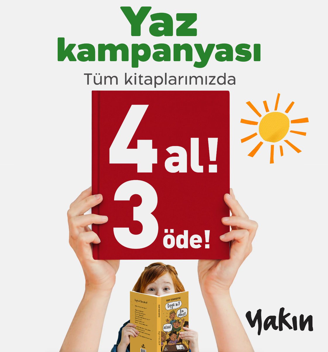 Yakin_Kitabevi's tweet photo. Yakın'dan yaz kampanyası... https://t.co/Jky6zAsXd1