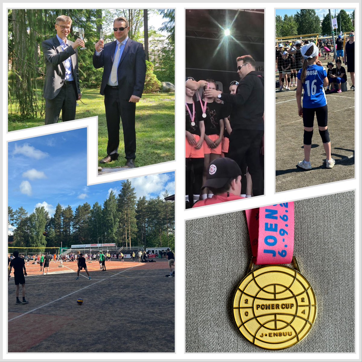 Matti Turtiainen (@mattiturtiai) on Twitter photo Vilkas loppuviikko! Kunnia olla <a href="/UniEastFinland/">University of Eastern Finland</a> promootiossa kunniatohtori KHO:n presidentin Kari Kuusiniemen isäntänä. Lisäksi @JoenJuju järjestämä lentopallon Power Cup. Välillä tyttärien pelien seurantaa. Tänään kunnia jakaa mitalleja. Paljon iloisia ilmeitä. <a href="/FinnVolleyBall/">FinnishVolleyball</a> Vilkas loppuviikko! Kunnia olla <a href="/UniEastFinland/">University of Eastern Finland</a> promootiossa kunniatohtori KHO:n presidentin Kari Kuusiniemen isäntänä. Lisäksi @JoenJuju järjestämä lentopallon Power Cup. Välillä tyttärien pelien seurantaa. Tänään kunnia jakaa mitalleja. Paljon iloisia ilmeitä. <a href="/FinnVolleyBall/">FinnishVolleyball</a>