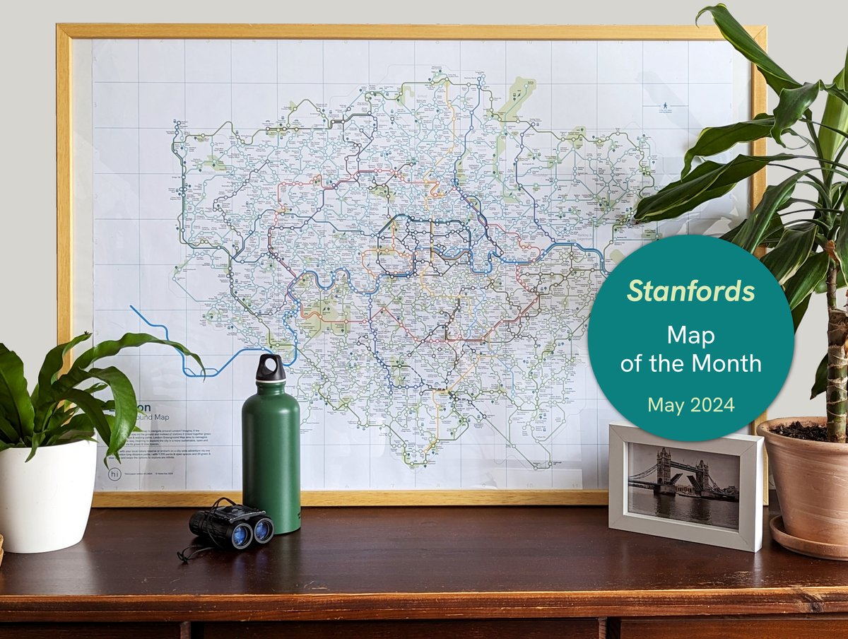 May is gone, but this doesn't mean the new Greenground Map is! Available at Stanfords all summer long ☀️🍃🌊🕶️

stanfords.co.uk/london-greengr…