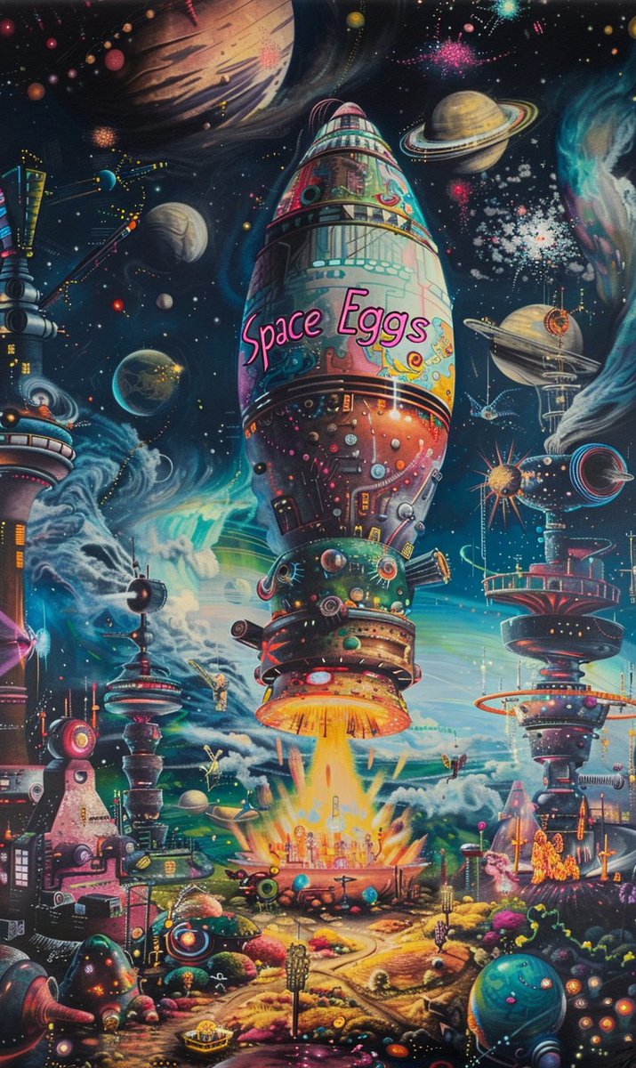 CreativGravity's tweet photo. What if:
Faberge was a Rocket-Scientist
#SpaceX #SpaceEggs https://t.co/9brtgOzYbO