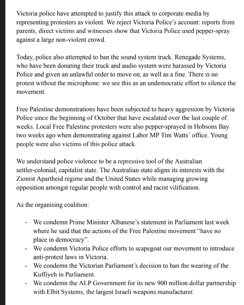 Free Palestine Coalition Naarm tweet media