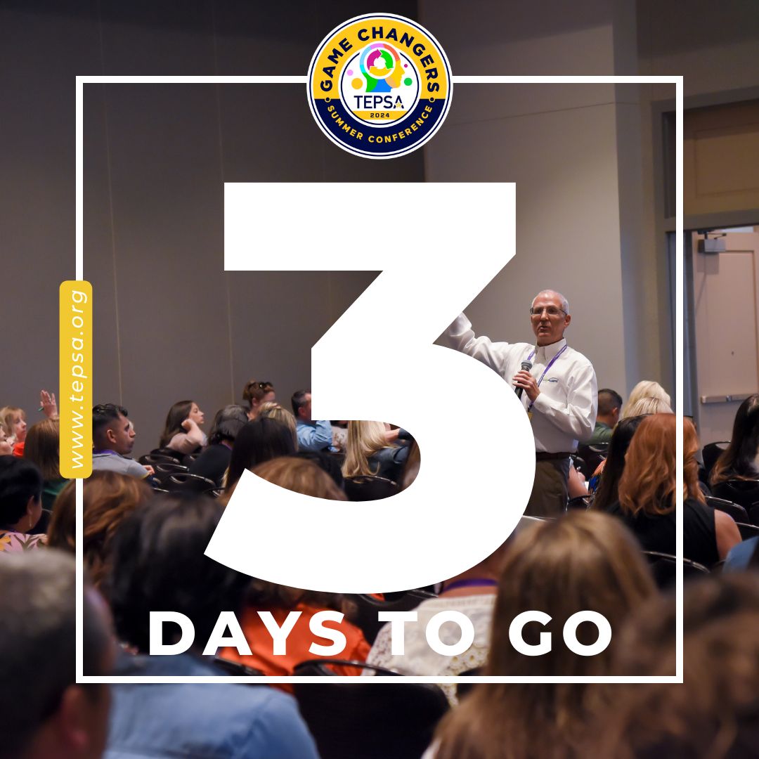 It's the final countdown! 3 days to Summer Conference!

#WeLeadTX