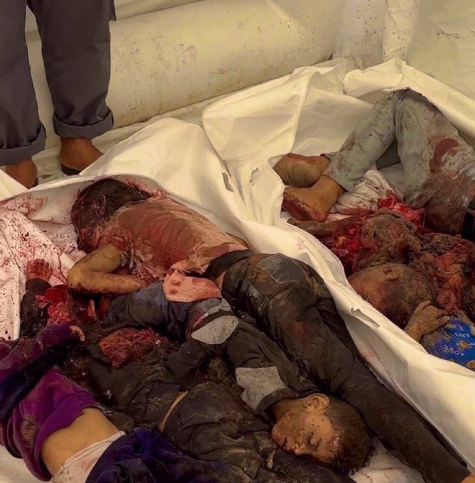 Nuseyrat katliamında şehit sayısı 274'e ulaştı. 

Gazze'yi unutma unutturma Soykırım devam ediyor