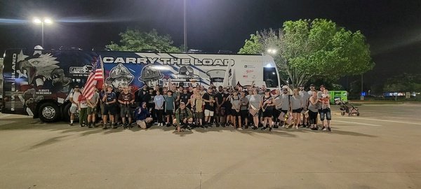 Coach_AJRivas's tweet photo. Another fantastic attendance at this year's Carry The Load event.  Both my boys came along with a few cadets. https://t.co/RWWTisSbL4