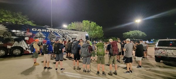 Coach_AJRivas's tweet photo. Another fantastic attendance at this year's Carry The Load event.  Both my boys came along with a few cadets. https://t.co/RWWTisSbL4