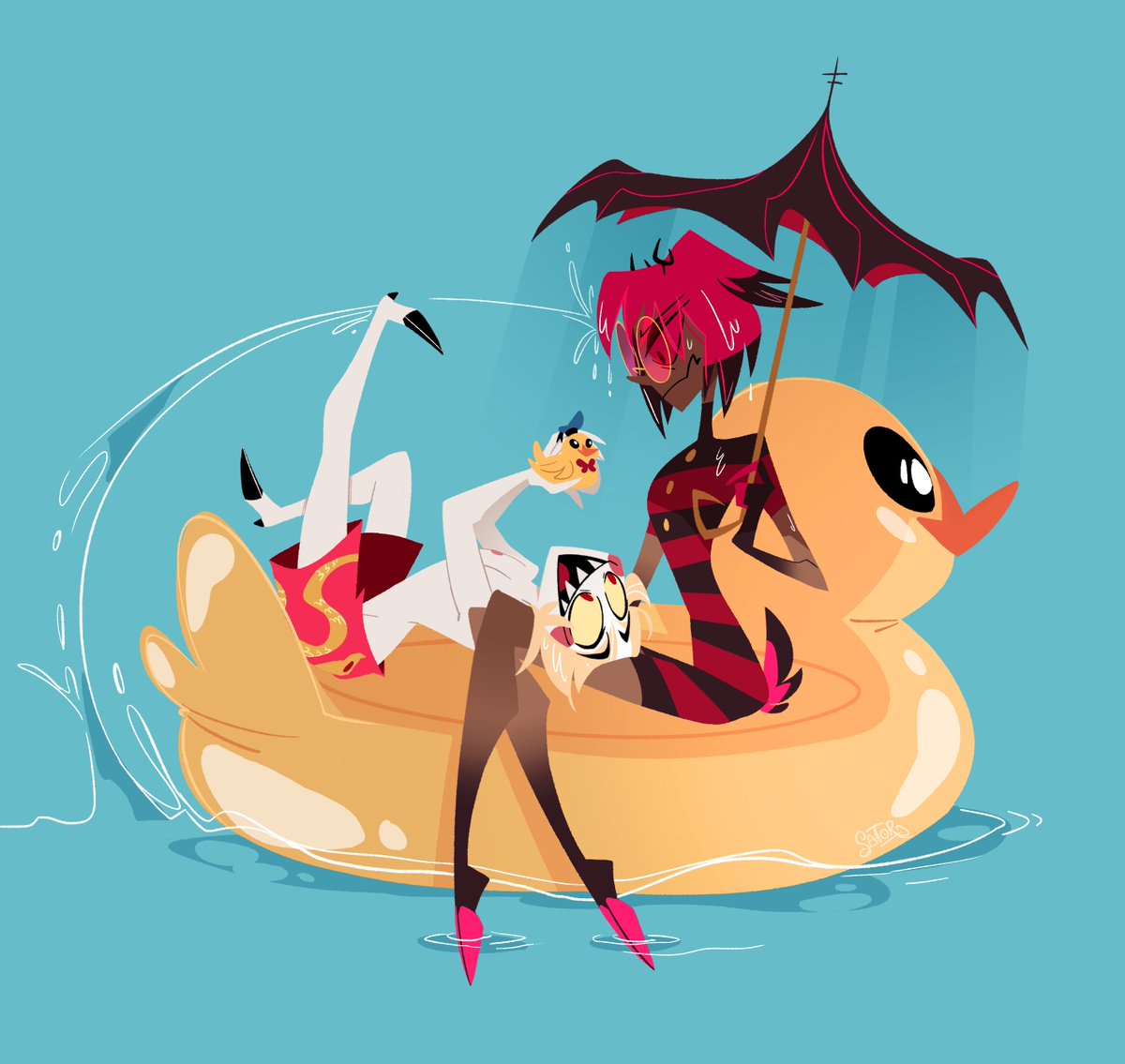 SatorRotas's tweet photo. Beach day

#radioappleweek #HazbinHotel https://t.co/GKi0AkiKyE