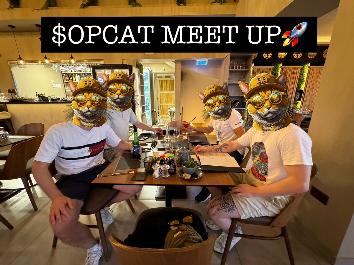 LeoNakamotoo's tweet photo. @TheDonOfApes $OPCAT sir!

We are working on this project for 5 months now! 
And me and some community members flew to the dev of @OfficialOpcat to work side by side with him!

It was amazing and we are ready to send this!
#SatoshisCat https://t.co/nDa9haXLzS