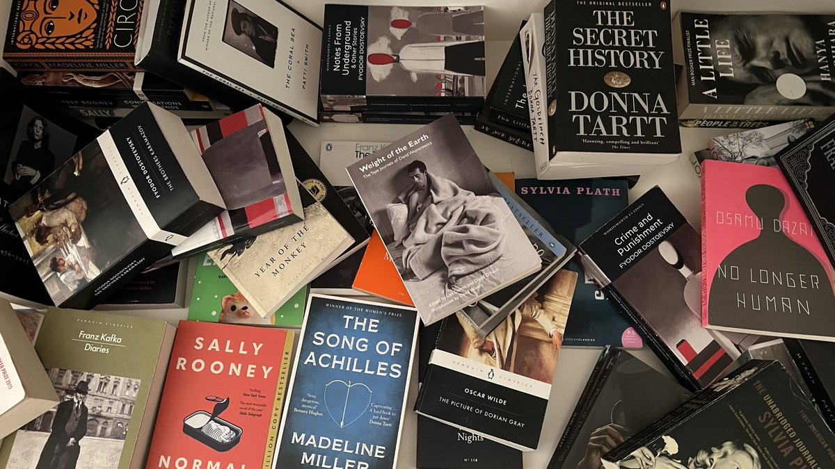 mothintoflames's tweet photo. organizing my books because therapy is expensive https://t.co/l08c0roZql