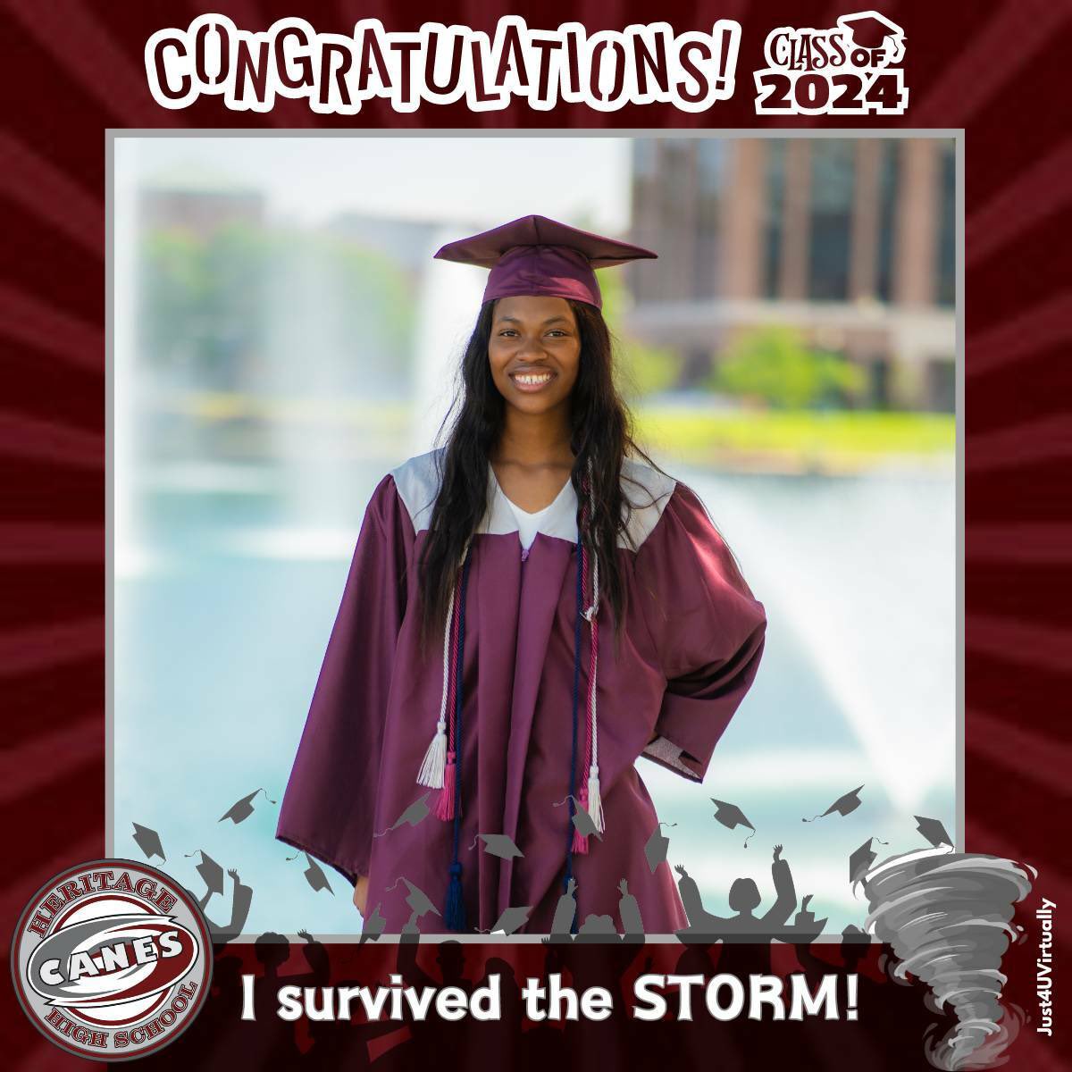 HeritageHS's tweet photo. Today is the day that we celebrate the Class of 2024 at 2pm.  Graduates are reminded of the dress code and expectations.  Report time is 12:30pm. #NNPSGrad #HHS2024

Use the frame for the before and after pictures.  You might just see yours posted 🥰 https://t.co/9Lz8bN5lKA