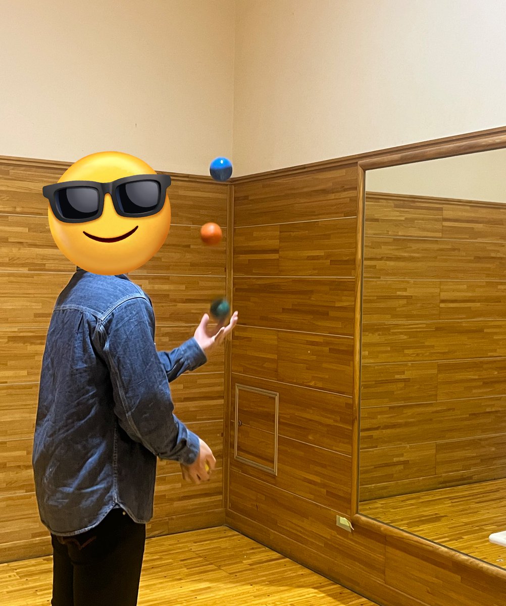 遅くなりました💦
練習会の練習会の様子です💿🤹

✏️三島