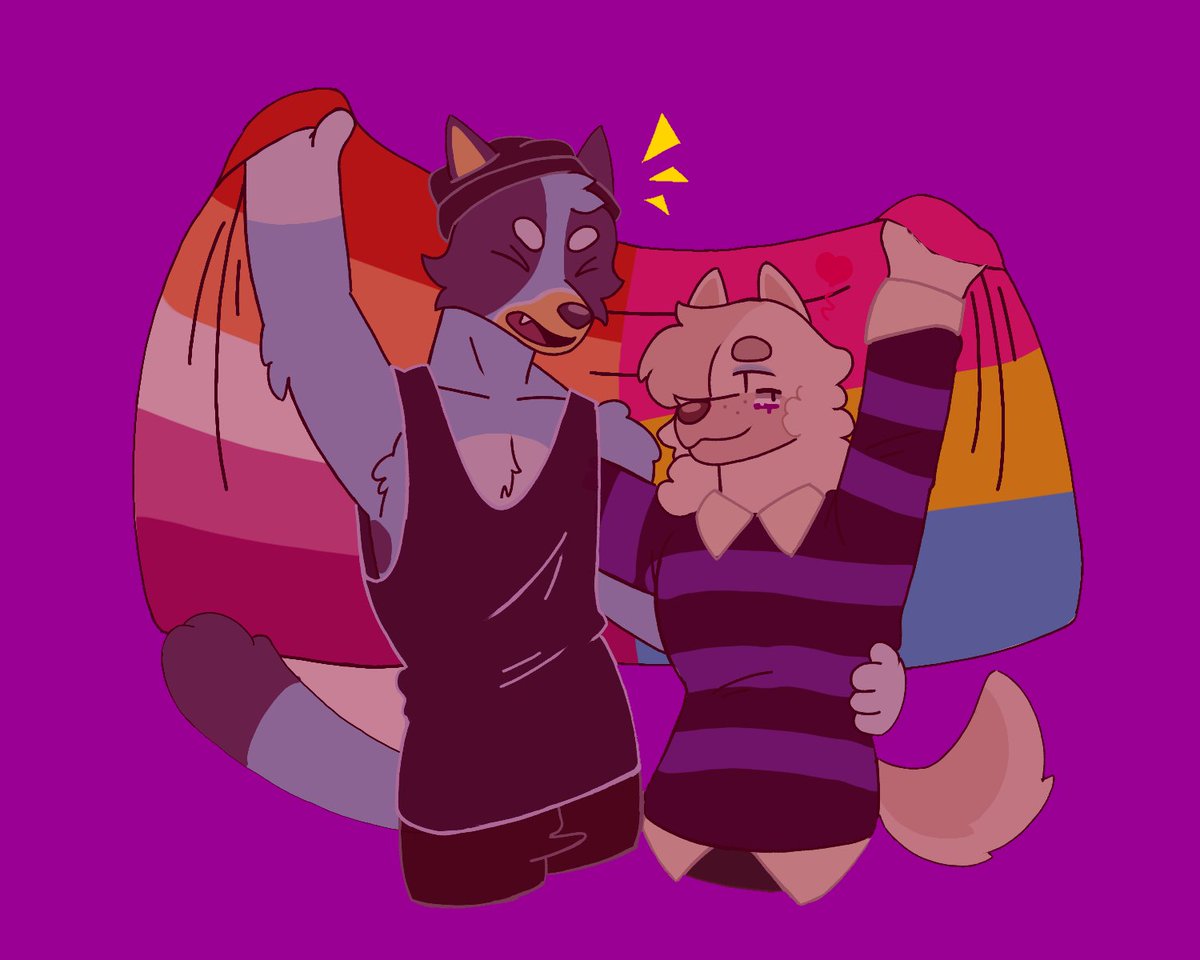 RenLunactic's tweet photo. Chicas enamoradas 💕

_______________________________________

#bludo #blueyxjudo #blueyfanart #pridemonth https://t.co/WHJts9Km58