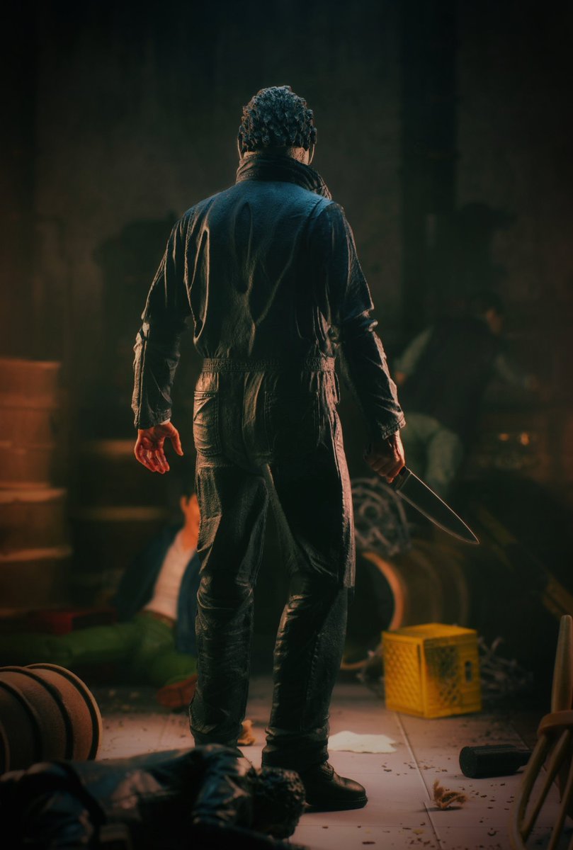 mansell472's tweet photo. Michael's back 

@NECA_TOYS #horror #horrorart #Halloween #michaelmayers #toy #toypics #toyphotography #actionfigures https://t.co/0CHMzBaDaJ