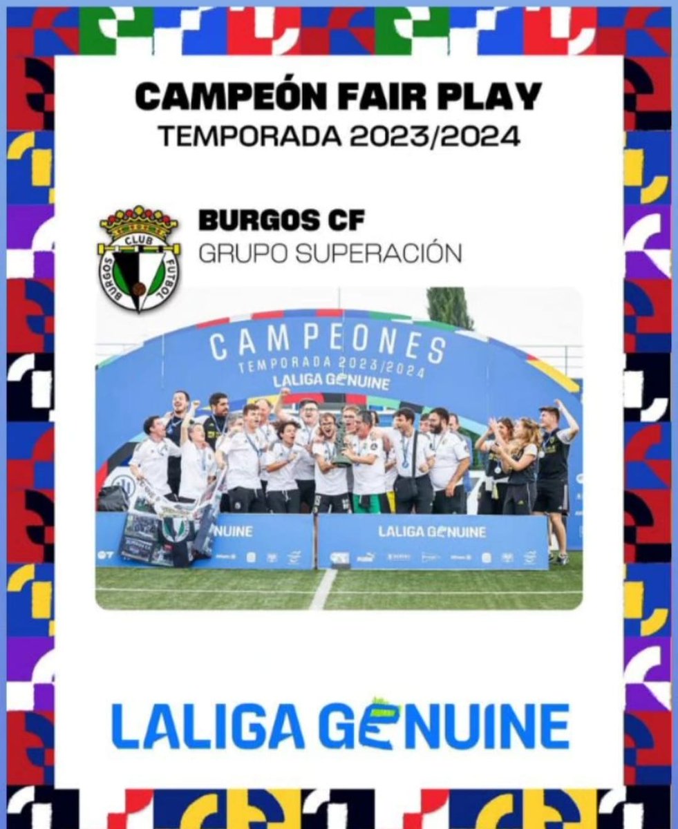 FBEtFide's tweet photo. Superorgullosos de lo bien que nos representan nuestro @dannyburgales87 y sus compañeros allá donde se calzan las botas! Enhorabuena campeones! 
Sois capaces de todo año tras año! @Burgos_CF https://t.co/vAmV7cXmbn