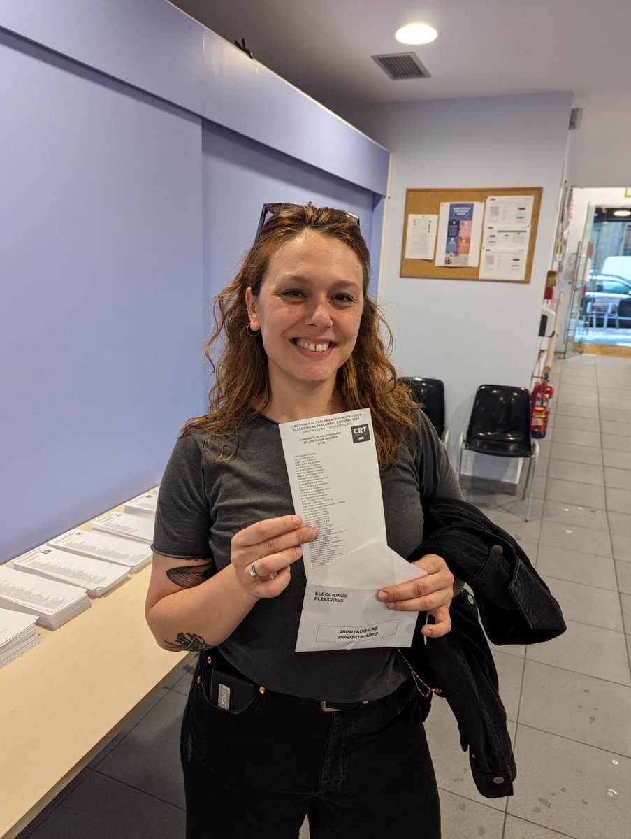 Contra l'Europa de les fronteres que dona suport a genocides i vol portar-nos a la guerra. Per una alternativa política anticapitalista i revolucionària. <a href="/CRTorg/">CRT</a>
#EleccionesEuropeas #9J