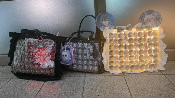 思い出 フォロワーさんと痛バ撮れて嬉しい 光るリンウイ痛バ うちわで顔隠すやつやってみたかった 焼肉美味い 