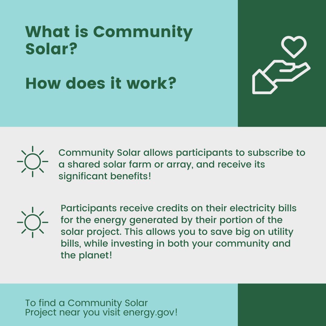 RonKamen's tweet photo. Harnessing the power of the sun, together! Community Solar can bring all the benefits of clean, renewable energy to everyone, no rooftop required. Discover what Community Solar Projects are available in your own backyard, and invest in your community and the planet. #solarpower https://t.co/nzCMrizkWX