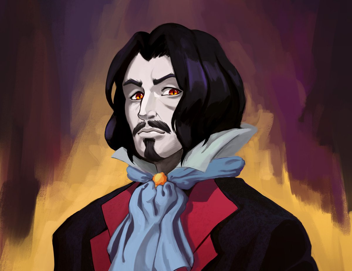 I've been working on it longer than I expected. Some sort of young Dracula.