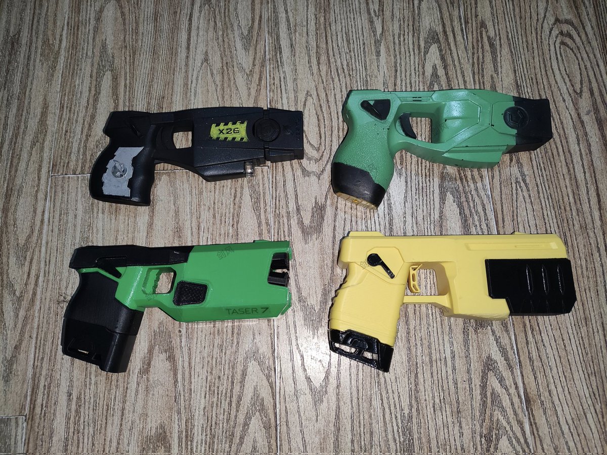 axon taser x26c/x26p/7 model taser 10 3d printing model（Unfinished）