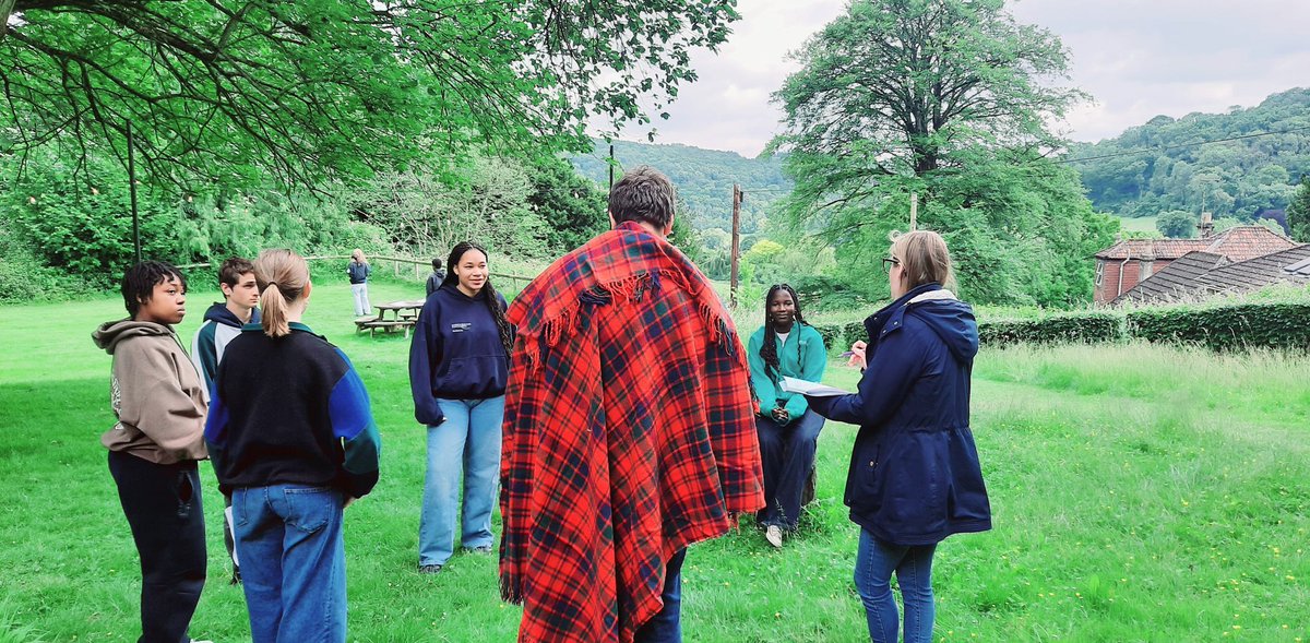 Directors' notes amongst the beautiful green of the <a href="/MonktonBath/">Monkton Combe School</a> valley. Is there a better setting for 'Wild Shakespeare' and this year's production of The Tempest? #MonktonExpressiveArts