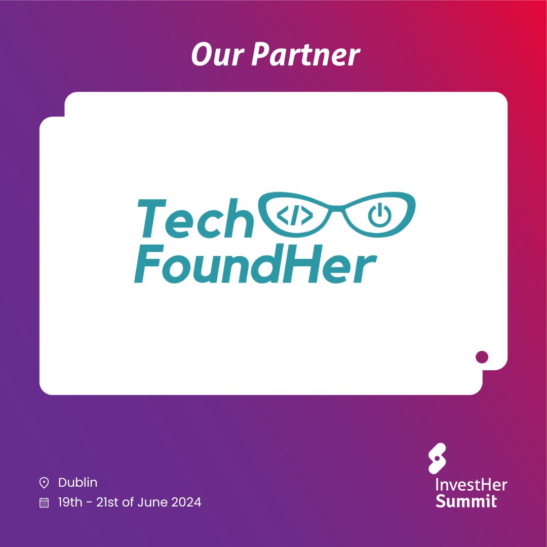 InvestHerSummit's tweet image. 📣 Welcome @TechFoundHer as a #partner to the @investhersummit, @TechFoundHer supports women tech founders in creating a new and better world 🌍 Join us and connect with their global network ✨ Register → buff.ly/41zNpH5 #CommunityIsCapital #WomenInBusiness