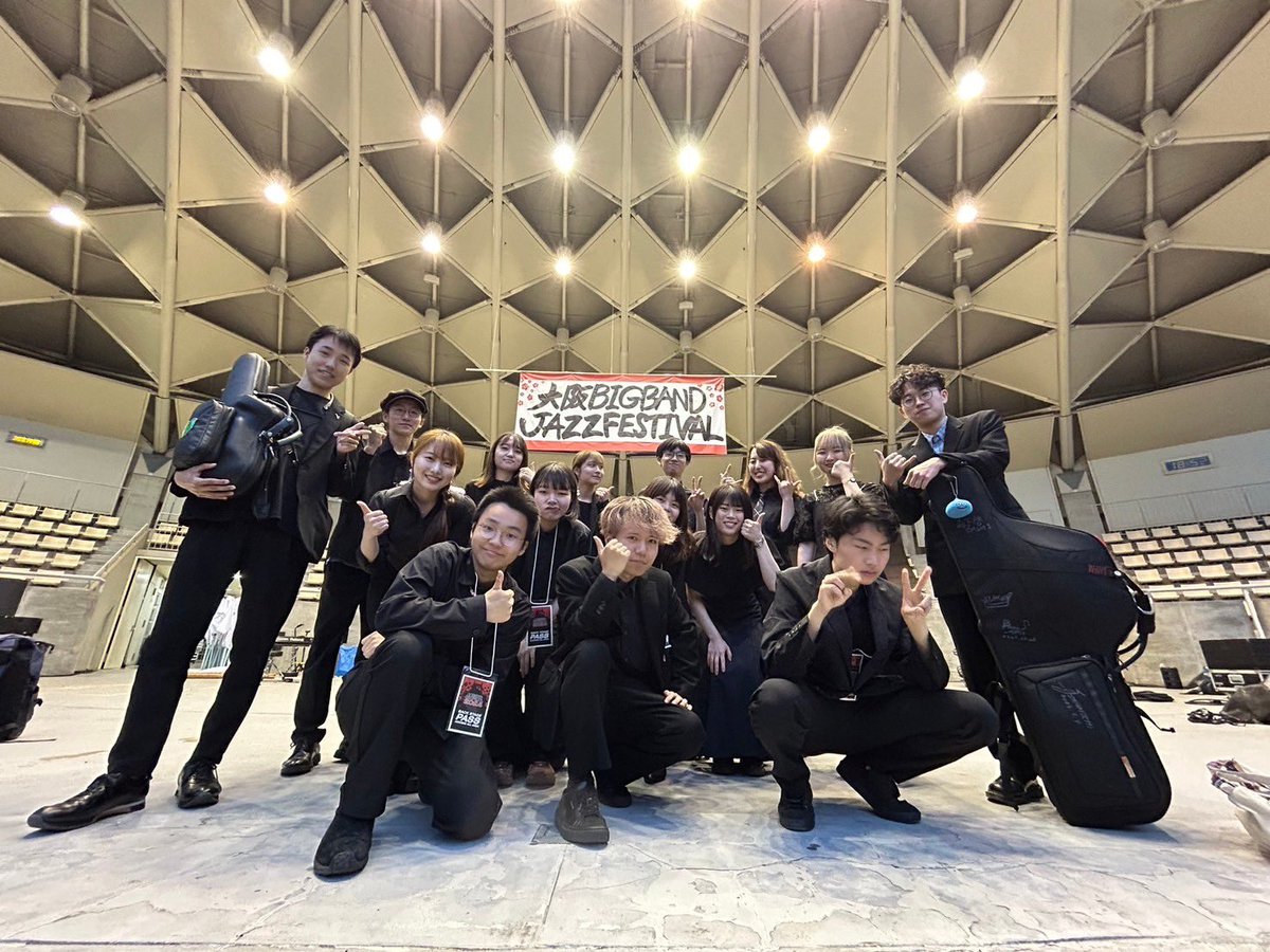 Tojo_______'s tweet photo. 大阪BIGBAND JAZZ FESTIVAL 
いろんな人に出会えました！！ https://t.co/C01CPgSJ8B