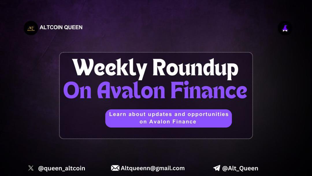 The Altcoin QUEEN🥰🥰 (@queen_altcoin) on Twitter photo 𝐖𝐞𝐞𝐤𝐥𝐲 𝐑𝐨𝐮𝐧𝐝𝐮𝐩 𝐨𝐧 𝐀𝐯𝐚𝐥𝐨𝐧 𝐅𝐢𝐧𝐚𝐧𝐜𝐞
𝑾𝒆𝒍𝒄𝒐𝒎𝒆 𝒕𝒐 𝒕𝒉𝒊𝒔 𝒘𝒆𝒆𝒌'𝒔 𝒓𝒐𝒖𝒏𝒅𝒖𝒑 𝒐𝒇 𝒆𝒙𝒄𝒊𝒕𝒊𝒏𝒈 𝒅𝒆𝒗𝒆𝒍𝒐𝒑𝒎𝒆𝒏𝒕𝒔 𝒂𝒏𝒅 𝒖𝒑𝒅𝒂𝒕𝒆𝒔 𝒇𝒓𝒐𝒎 <a href="/avalonfinance_/">Avalon Labs 🎩🔮</a>
𝑭𝒓𝒐𝒎 𝒏𝒆𝒘 𝒊𝒏𝒕𝒆𝒈𝒓𝒂𝒕𝒊𝒐𝒏𝒔 𝒕𝒐 𝒔𝒕𝒓𝒂𝒕𝒆𝒈𝒊𝒄 𝐖𝐞𝐞𝐤𝐥𝐲 𝐑𝐨𝐮𝐧𝐝𝐮𝐩 𝐨𝐧 𝐀𝐯𝐚𝐥𝐨𝐧 𝐅𝐢𝐧𝐚𝐧𝐜𝐞
𝑾𝒆𝒍𝒄𝒐𝒎𝒆 𝒕𝒐 𝒕𝒉𝒊𝒔 𝒘𝒆𝒆𝒌'𝒔 𝒓𝒐𝒖𝒏𝒅𝒖𝒑 𝒐𝒇 𝒆𝒙𝒄𝒊𝒕𝒊𝒏𝒈 𝒅𝒆𝒗𝒆𝒍𝒐𝒑𝒎𝒆𝒏𝒕𝒔 𝒂𝒏𝒅 𝒖𝒑𝒅𝒂𝒕𝒆𝒔 𝒇𝒓𝒐𝒎 <a href="/avalonfinance_/">Avalon Labs 🎩🔮</a>
𝑭𝒓𝒐𝒎 𝒏𝒆𝒘 𝒊𝒏𝒕𝒆𝒈𝒓𝒂𝒕𝒊𝒐𝒏𝒔 𝒕𝒐 𝒔𝒕𝒓𝒂𝒕𝒆𝒈𝒊𝒄