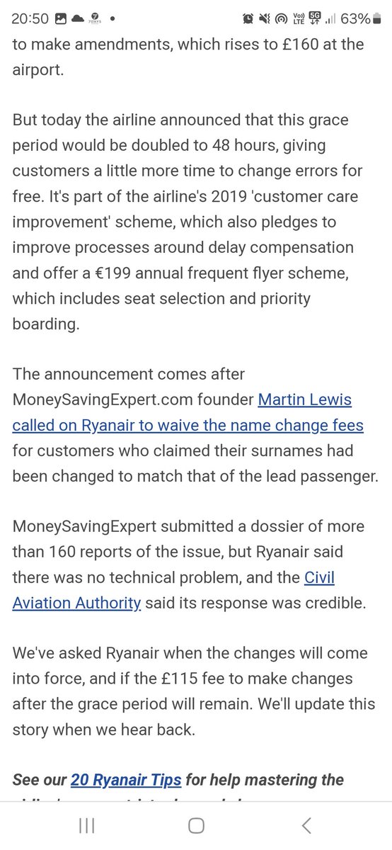 AmyJuneJones's tweet photo. The rep also advised that there isn't the function on App to autochange information. Nonetheless, I can see, after research online, other customers have also experienced the same issue, hence updating your policy with the grace period to amend a name within 48 hours of booking. https://t.co/6GiRLsCrF5