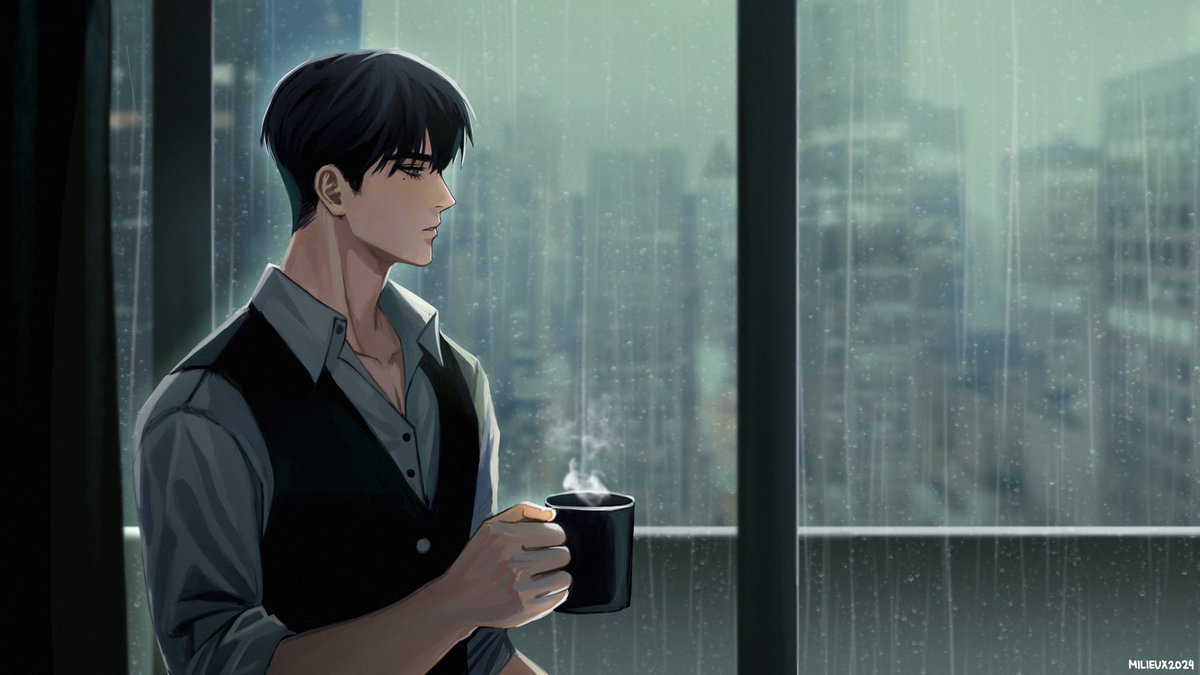milyeux's tweet photo. I never liked rain, because it washes evidence away. #oc https://t.co/nYLRcQTn2B