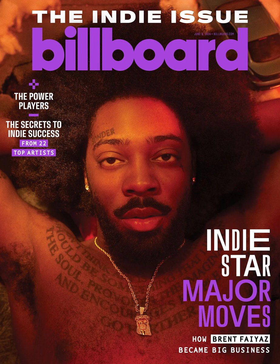 isosupremacy's tweet photo. Brent Faiyaz for the cover of @billboard Indie Issue 2024 https://t.co/lIGKWvYkXt