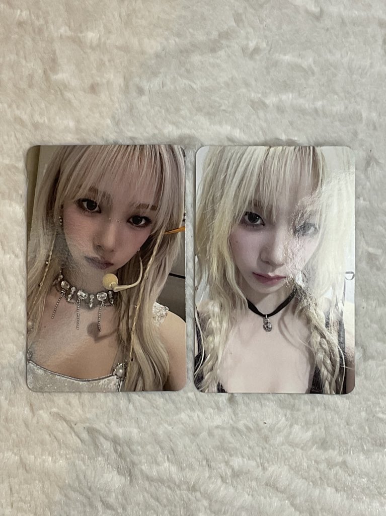 ﾟﾟ･｡･ﾟﾟ｡
ﾟ。 wts lfb ph .ᐟ 𓂃𓈒𓏸 #annlapags ♡ 
🩰 — Karina photocards
　ﾟ･｡･

    ⋆ ₱950 | ₱450
    ⋆ payo ℴ𝓃𝓁𝓎, tingi
    ⋆ onhand, good condis 

⌗ aespa my world photocards trading cards tc C smstore ld benefit lucky draw pob