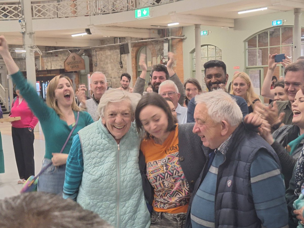 A second candidate has been elected in North Inner City; Green councillor Janet Horner has been re-elected in North Inner City #LE24