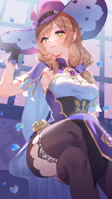 リサさんおめでとう#リサ生誕祭2024 #原神 #GenshinImpact 