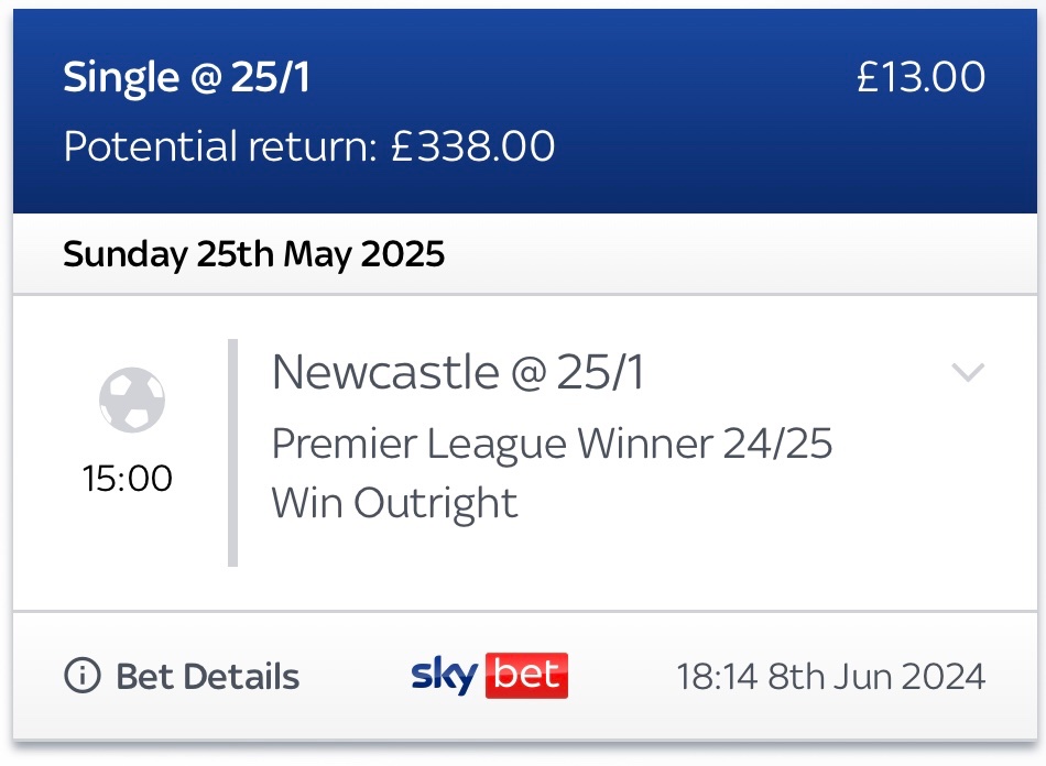 HelenFerguson's tweet photo. New job ☑️
Holiday coming up ☑️
New NUFC @adidasfootball strip is 🔥☑️
Annual #nufc bet on ☑️
#winning https://t.co/5ETCNieuEU