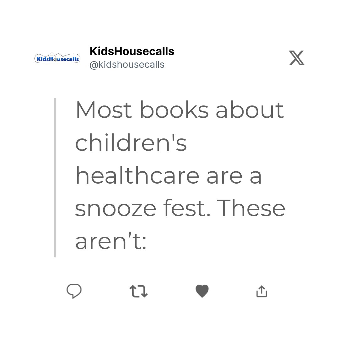 KidsHousecalls's tweet photo. Got any favorites to add? 📚💡 Knowledge is power, especially when it comes to our kiddos' health. 🩺👶 Share or comment if you've found these helpful! And if you're looking for personalized pediatric care, reach out to us at kidshousecalls@gmail.com. 💌 #PediatricCare https://t.co/t2pl6A9o8n