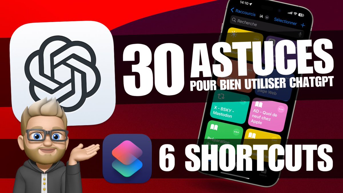Guide complet : Découvrez les Secrets de ChatGPT pour iPhone et Mac !
youtu.be/IypSsy56XuE
